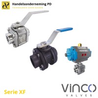 Vinco Valves Kogelafsluiters Vinco serie XF