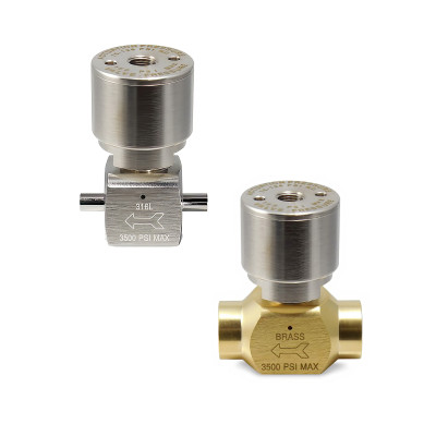 GasFlo Products Membraanafsluiters lage druk met pneumatische bediening LPSL series